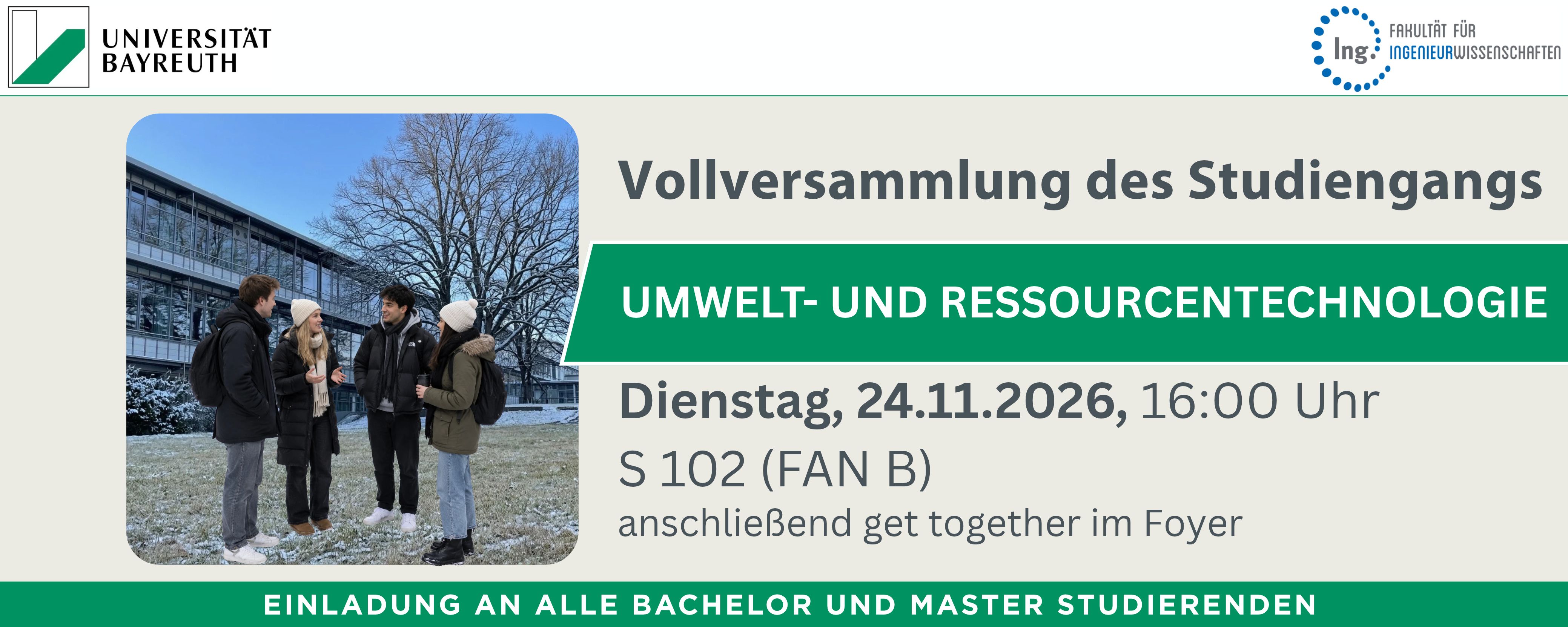Einladung zur Vollversammlung
